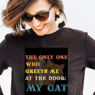 T-shirt En Tri-matière Personnalisé Retro Animaux de compagnie Vie Chat A