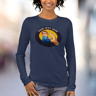 T-shirt En Tri-matière Personnalisé Rosie le Riveter Vintage