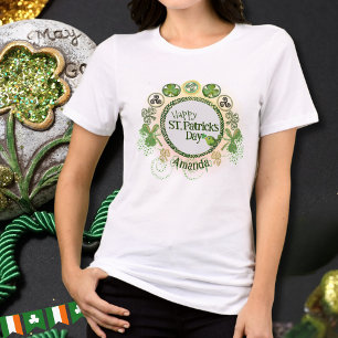 T-shirt En Tri-matière Personnalisé ST. Patricks Day Mignonne Bird