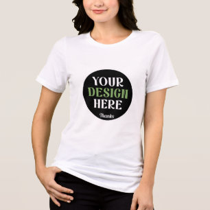 T-shirt En Tri-matière personnalisé, unique, élégant et minimaliste bisou