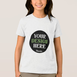 T-shirt En Tri-matière personnalisé, unique, élégant et minimaliste kiss 