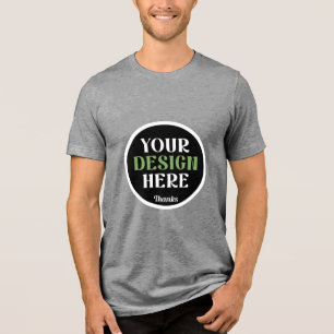 T-shirt En Tri-matière personnalisé, unique, élégant et minimaliste kiss