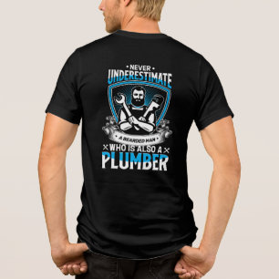 T-shirt En Tri-matière Personnaliser Funny Plumber Graphic Design Homme A