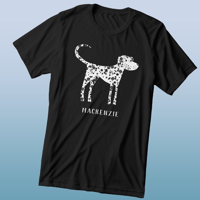 T-shirt En Tri-matière Personnalité de Dalmatian Dog (Fun personalized custom name dalmatian dog triblend t-shirt)