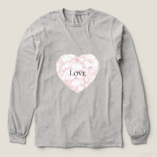 T-shirt En Tri-matière Pétales rose rose pâle Coeur