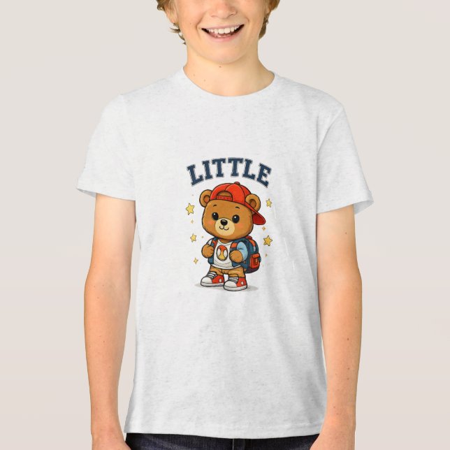 T-shirt En Tri-matière Petit sac à dos d'ours (Recto)