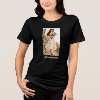 T-SHIRT EN TRI-MATIÈRE PETITE ÂME VINTAGE
