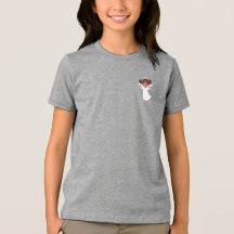 Petite fille noire mignonne Angel Foi chrétienne J