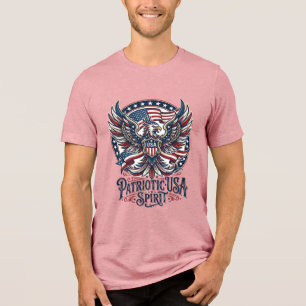 T-shirt En Tri-matière Phénix Patriotique Hybride Patriotique Animal Hybr
