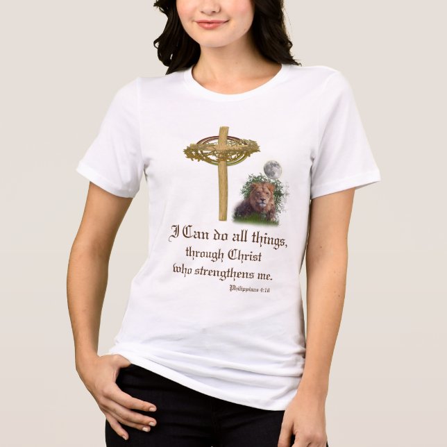 T-shirt En Tri-matière Philippiens 4:16 (Recto)