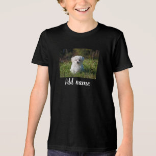 T-shirt En Tri-matière Photo de compagnie personnalisée avec nom