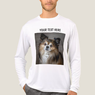 T-shirt En Tri-matière Photo et texte personnalisés recto verso 