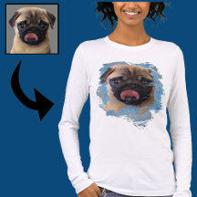 Photo unique de chiot pug gris bleu grunge pour am