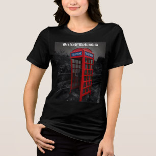 T-shirt En Tri-matière Photographie dramatique de cabine téléphonique de 