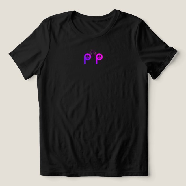 T-shirt En Tri-matière Pickle Peace multi violet ying yang (Design Recto)