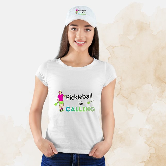 T-shirt En Tri-matière Pickleball Appelle  (Créateur téléchargé)