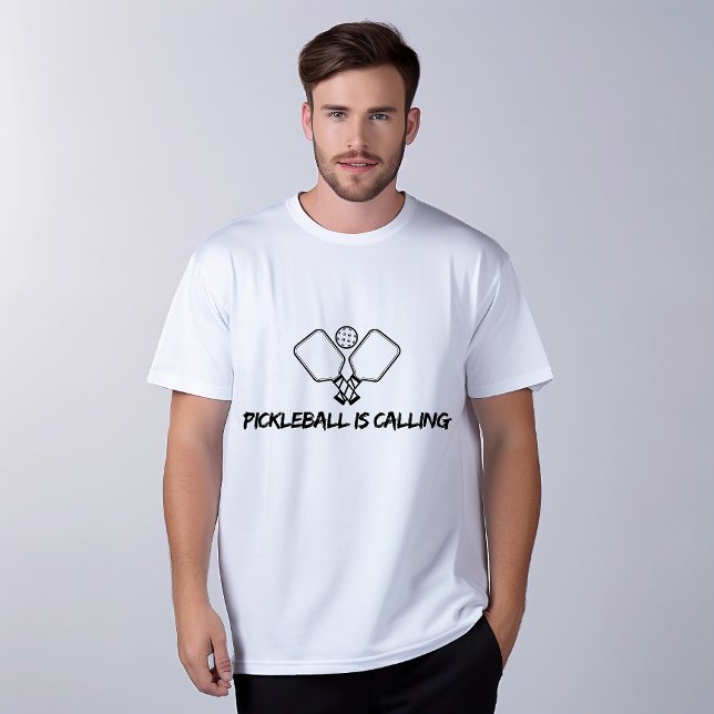 T-shirt En Tri-matière Pickleball Appelle  (Créateur téléchargé)