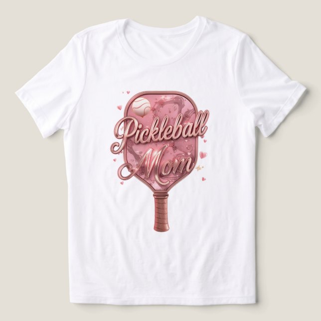 T-shirt En Tri-matière Pickleball Mom Shirt – Cute Pickleball Gift for Mo (Design Recto)