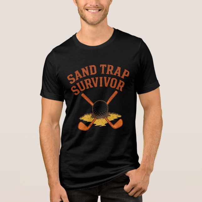 T-shirt En Tri-matière Piège de sable Survivor style nouveauté (Recto)
