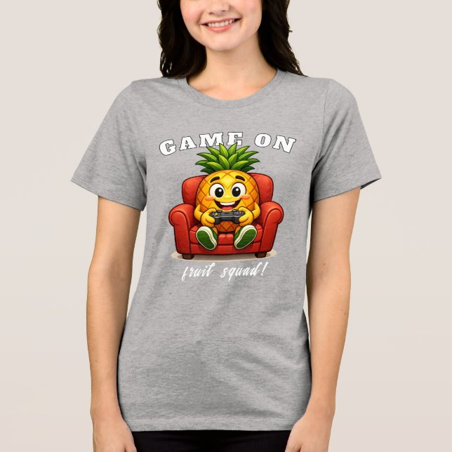 T-shirt En Tri-matière pineapple gamer (Recto)