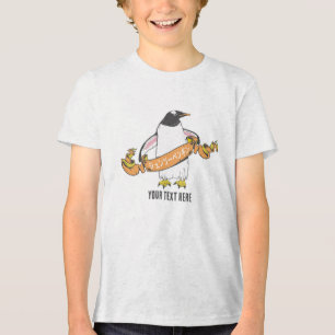 T-shirt En Tri-matière Pingouin Gentoo écriture japonaise Kanji