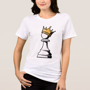 T-shirt En Tri-matière pion avec une couronne