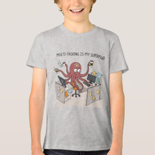 T-shirt En Tri-matière Pipe multitâche drôle Dessin humoristique de bur