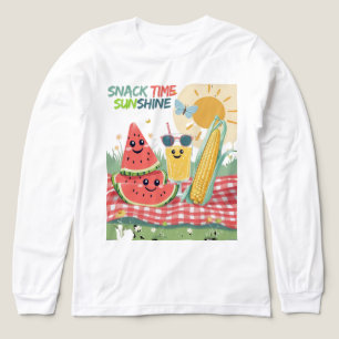 T-shirt En Tri-matière Pique-nique Pals - Escadron de collation d'été