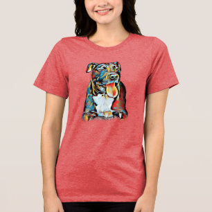 T-shirt En Tri-matière Pit Bull en Couleurs
