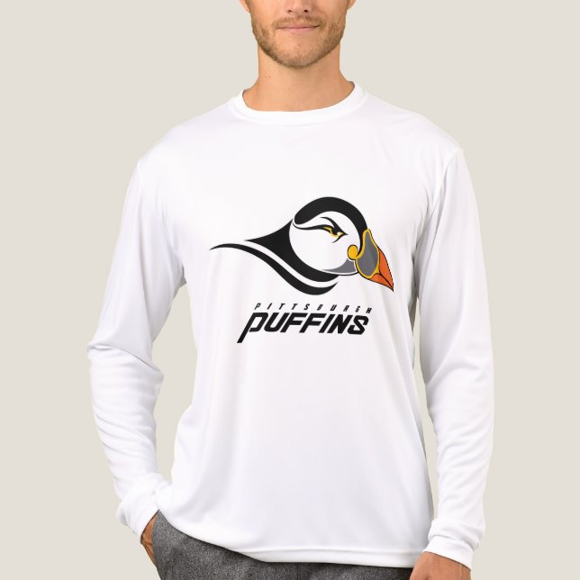 T-shirt En Tri-matière Pittsburgh Puffins Classic Logo (Recto)