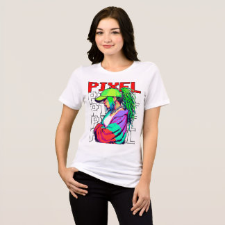 T-shirt En Tri-matière Pixel fille tuff