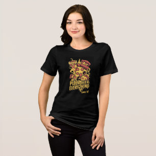 T-shirt En Tri-matière Pizza Sur Tout : La Chemise Qui Dit Tout