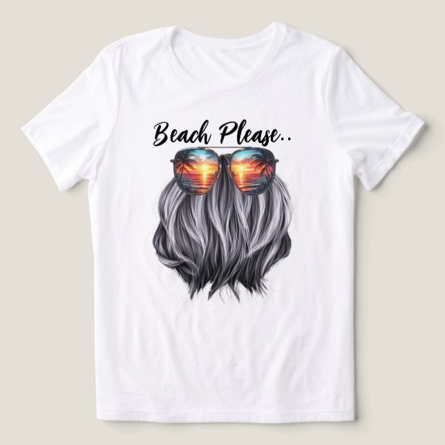 T-shirt En Tri-matière Plage (Design Recto)