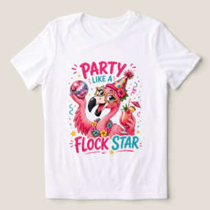 T-shirt En Tri-matière Plage amusante flamant rose de plage