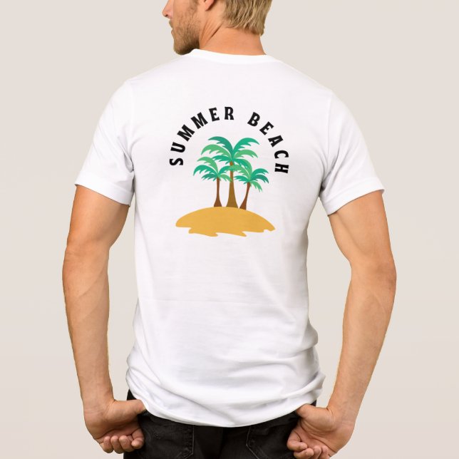 T-shirt En Tri-matière Plage d'été (Verso)