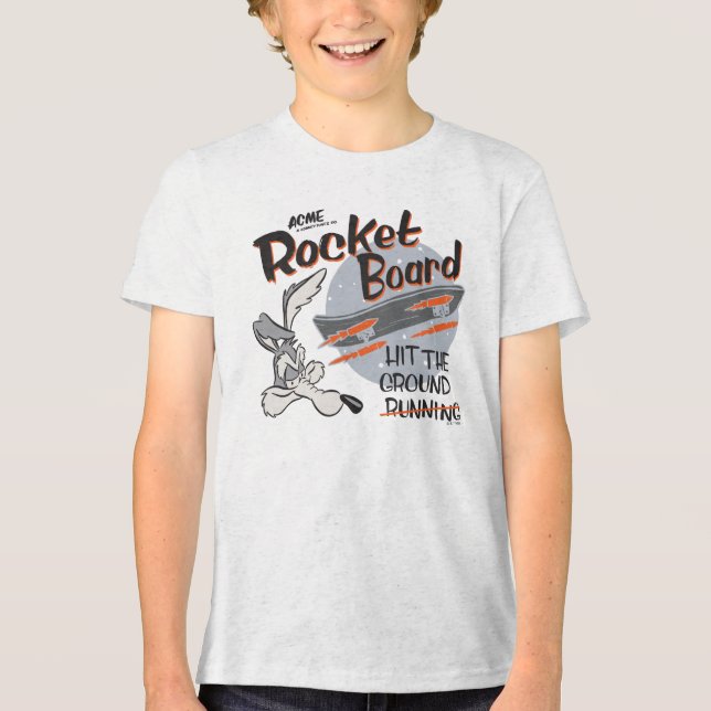 T-shirt En Tri-matière Planchette Fusée ACME de B. COYOTE™ (Recto)