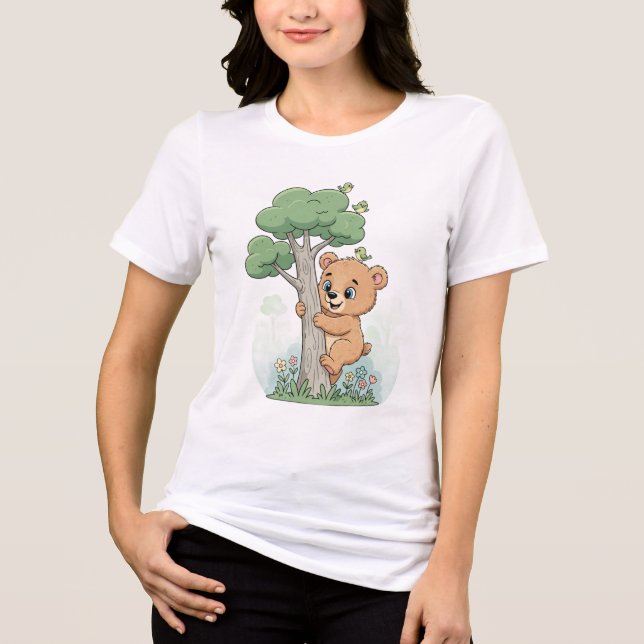 T-shirt En Tri-matière Playful Baby Bear Tee (Recto)