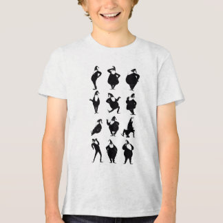 T-shirt En Tri-matière Playful Santa Silhouette Poses