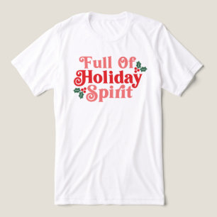 T-shirt En Tri-matière Plein d'esprit de vacances - Typographie festive