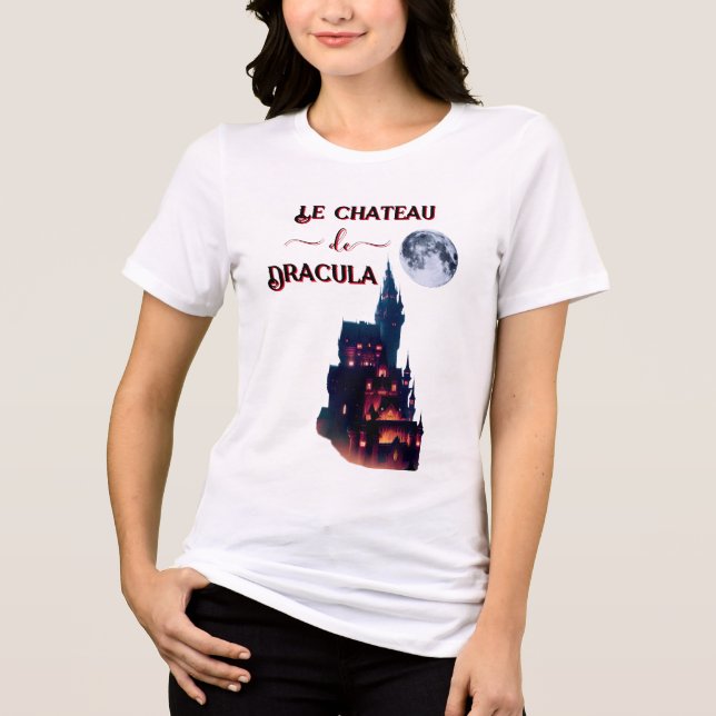 T-shirt En Tri-matière Pleine lune du Château de Dracula (Recto)