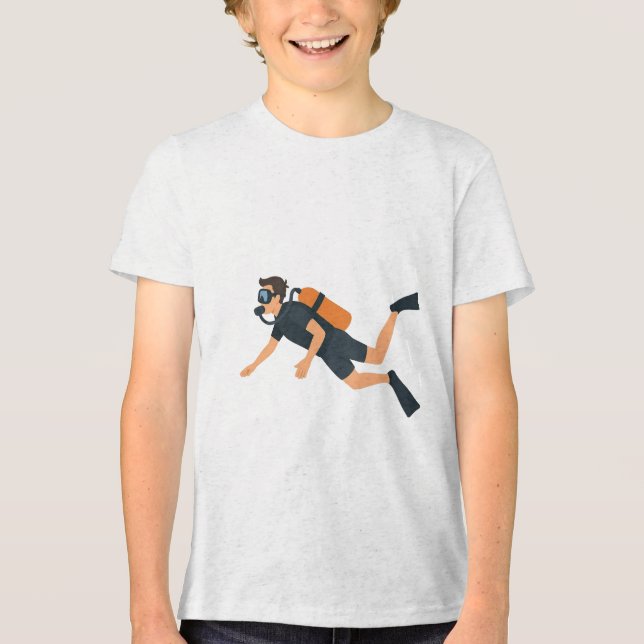 T-shirt En Tri-matière Plongée sous-marine (Recto)
