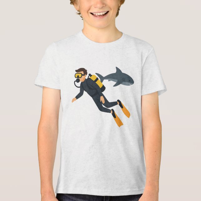 T-shirt En Tri-matière Plongée sous-marine (Recto)