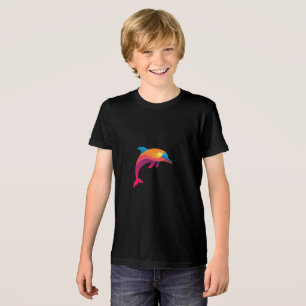 T-shirt En Tri-matière "Plongez dans le plaisir avec les dauphins !"
