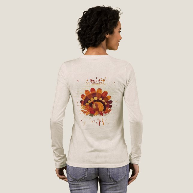 T-shirt En Tri-matière Plumes d'Automne (Verso complet)
