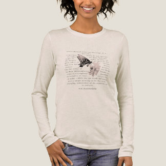 T-shirt En Tri-matière Poésie Peinte Douce–Manches Longues par H.G. Alexa