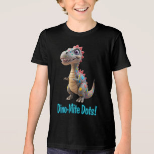 T-shirt En Tri-matière Pointe Pointe Dot Dinosaur Point Jour Dino-Mite Po