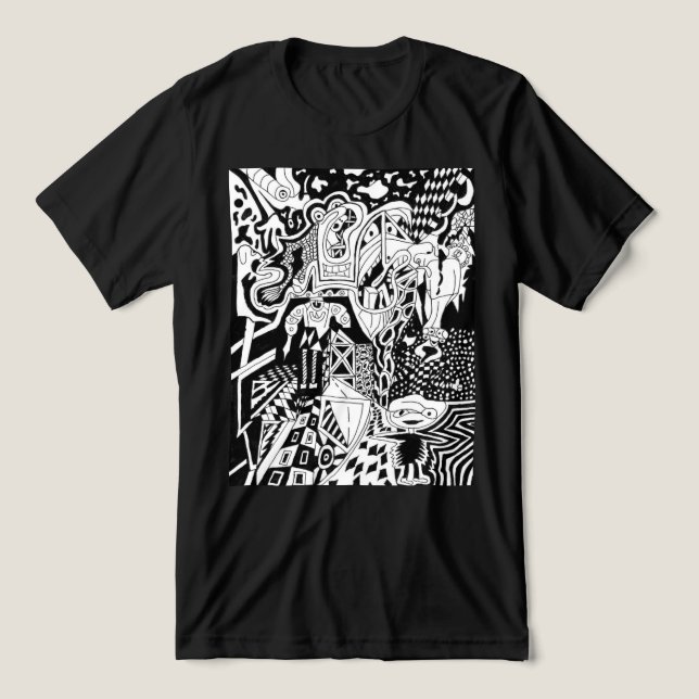 T-shirt En Tri-matière Poisson Subconscient (Design Recto)