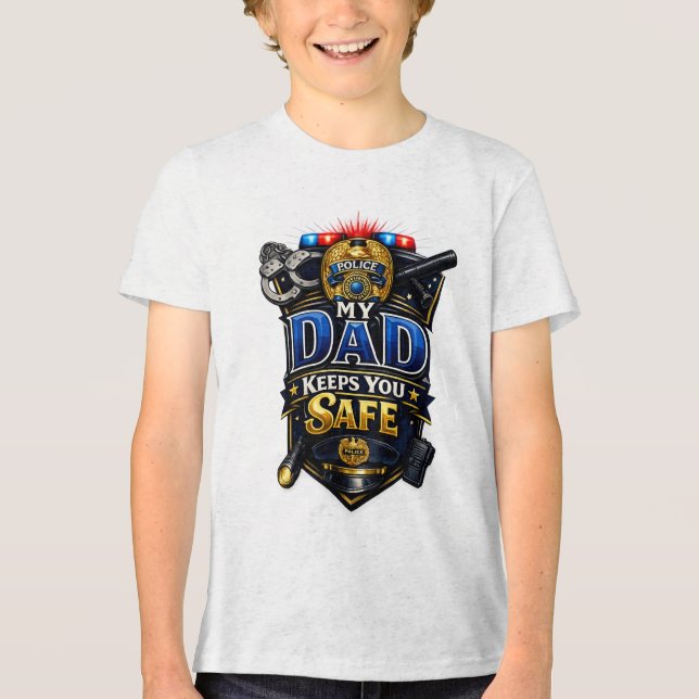 T-shirt En Tri-matière Police (Recto)