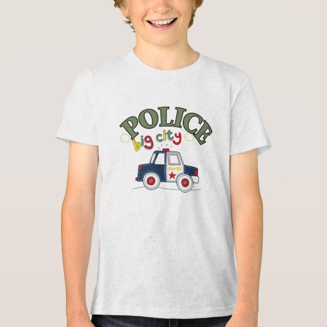 T-shirt En Tri-matière Police grande ville, Van (Recto)