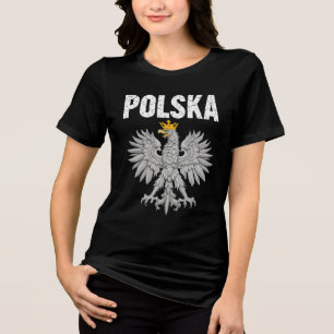 T-shirt En Tri-matière Polska Pologne Aigle Pole Fierté Polonaise Racines
